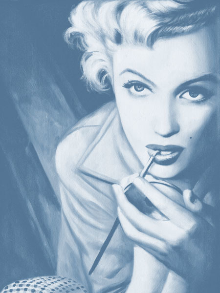 Marilyn Dusk Poster