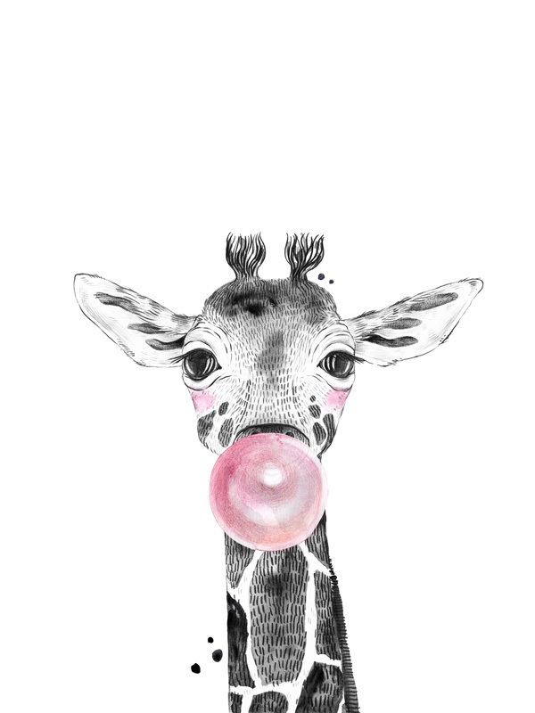 Ginny Giraffe Poster