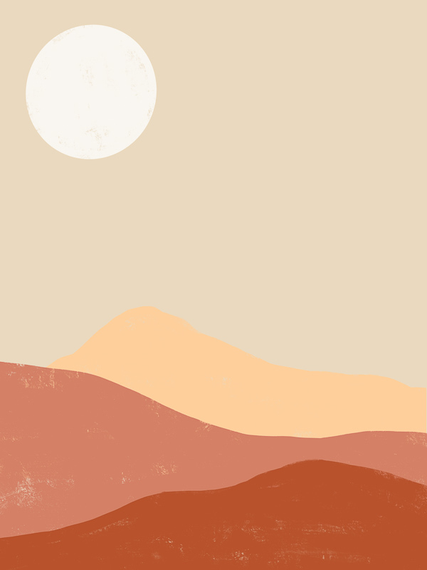 Desert Sun Poster