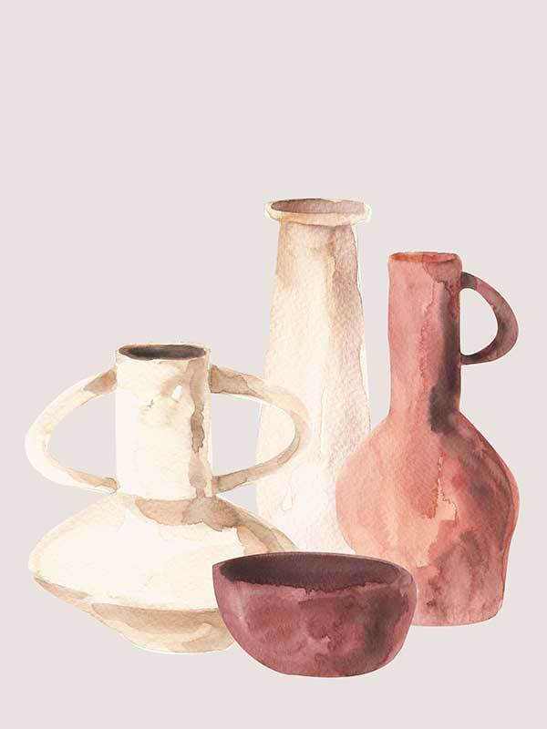 Ceramic Pots II Poster