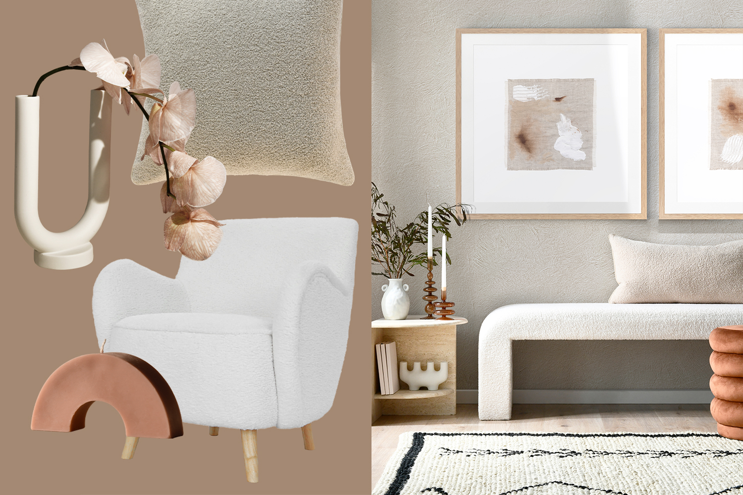 The Character of Handmade I and II wabi sabi design